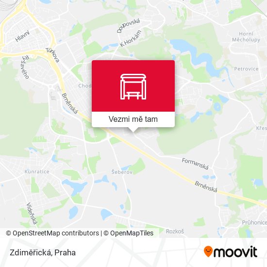 Zdiměřická mapa