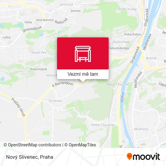 Nový Slivenec mapa