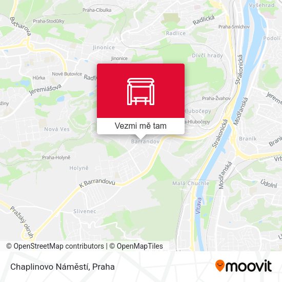 Chaplinovo Náměstí mapa