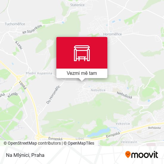 Na Mlýnici mapa