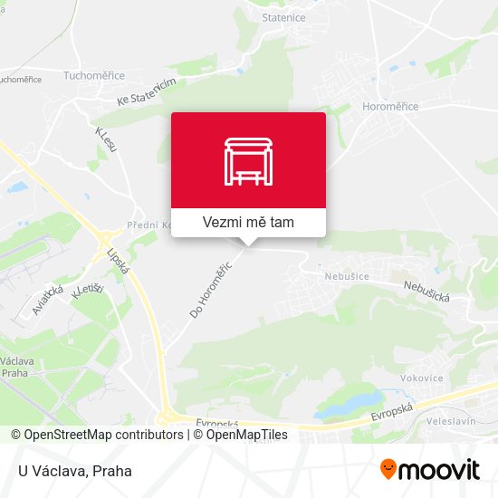U Václava mapa