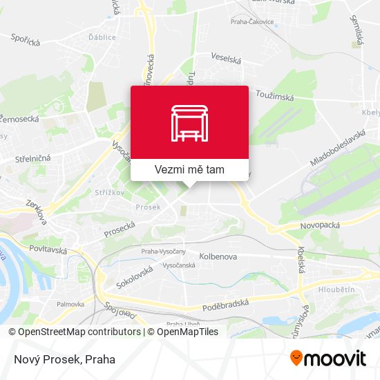 Nový Prosek mapa