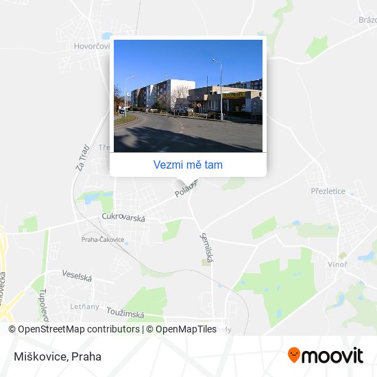 Miškovice mapa