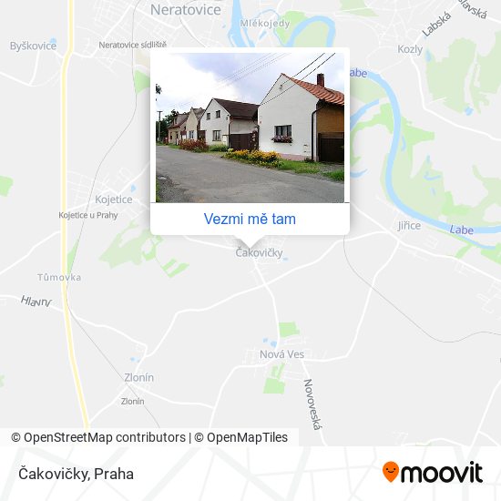 Čakovičky mapa
