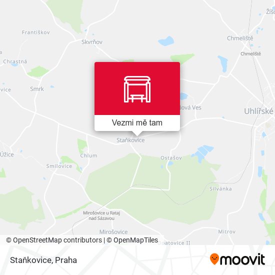 Staňkovice mapa