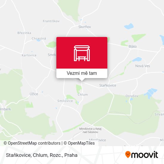 Staňkovice, Chlum, Rozc. mapa
