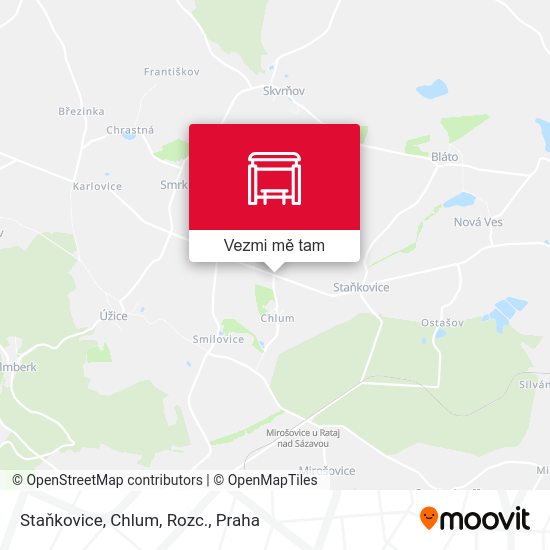 Staňkovice, Chlum, Rozc. mapa
