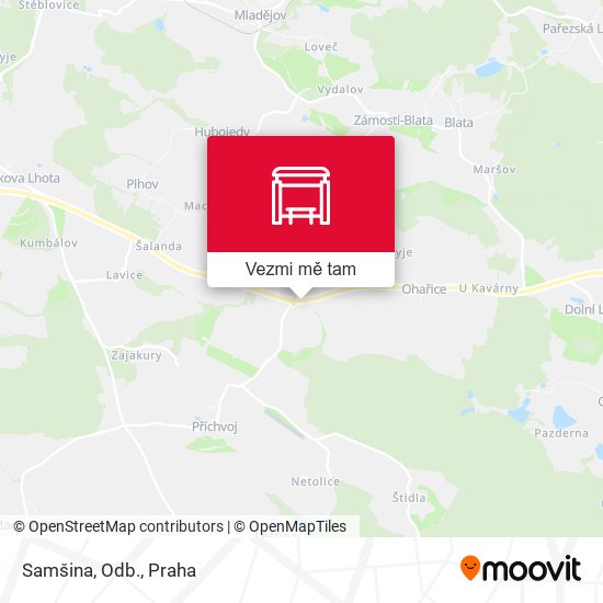 Samšina, Odb. mapa