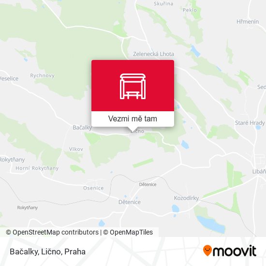 Bačalky, Lično mapa