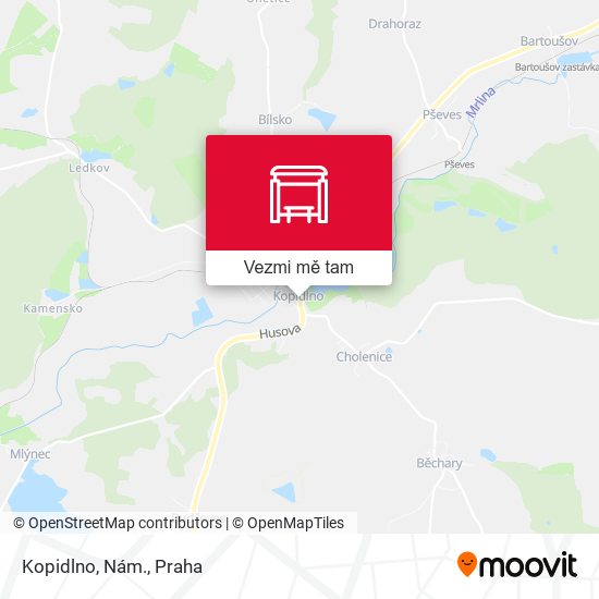 Kopidlno, Nám. mapa