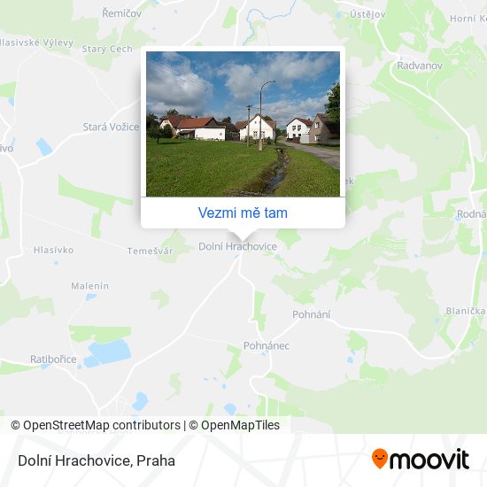 Dolní Hrachovice mapa