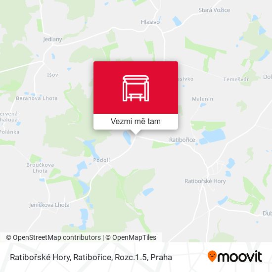 Ratibořské Hory, Ratibořice, Rozc.1.5 mapa