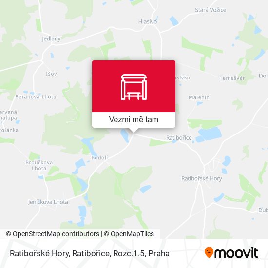 Ratibořské Hory, Ratibořice, Rozc.1.5 mapa