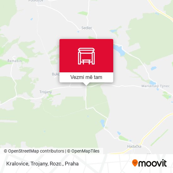 Kralovice, Trojany, Rozc. mapa