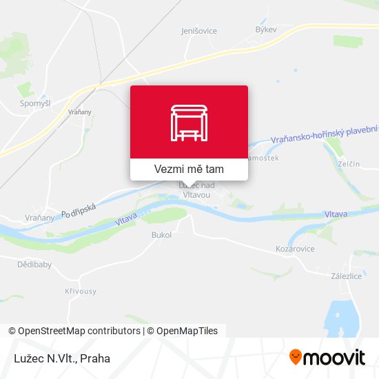 Lužec N.Vlt. mapa