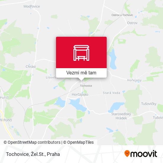 Tochovice, Žel.St. mapa