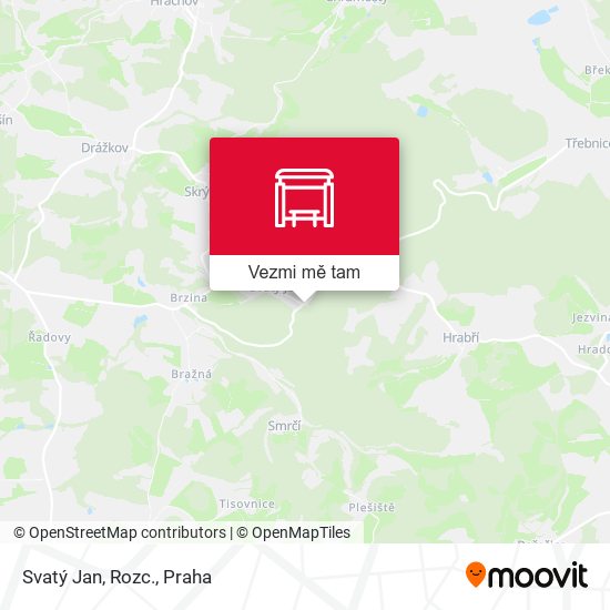 Svatý Jan, Rozc. mapa