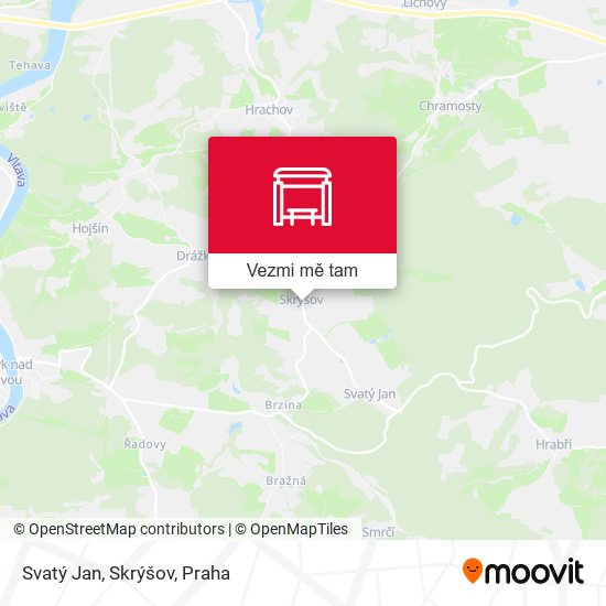 Svatý Jan, Skrýšov mapa