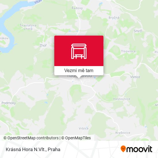 Krásná Hora N.Vlt. mapa