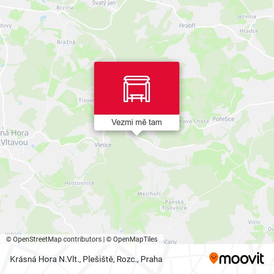 Krásná Hora N.Vlt., Plešiště, Rozc. mapa