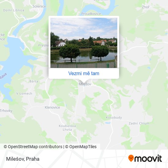 Milešov mapa