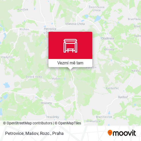 Petrovice, Mašov, Rozc. mapa
