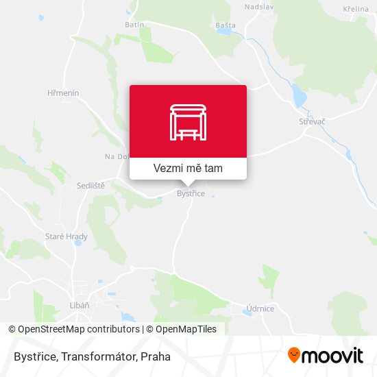 Bystřice, Transformátor mapa