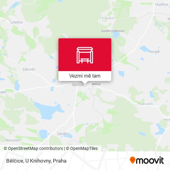 Bělčice, U Knihovny mapa