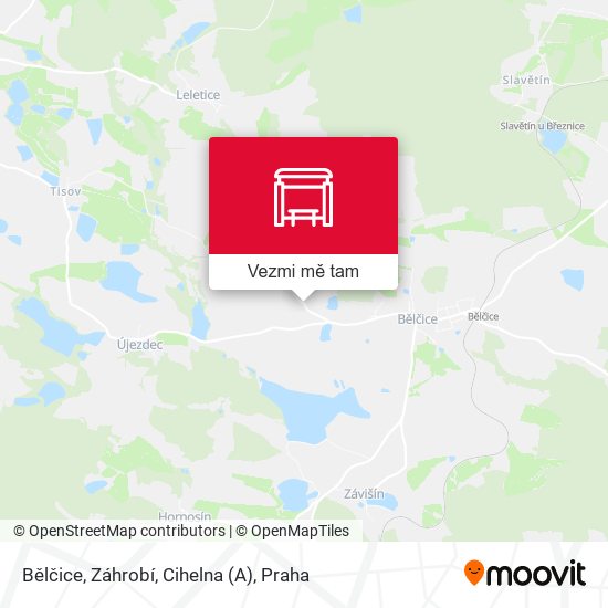 Bělčice, Záhrobí, Cihelna mapa
