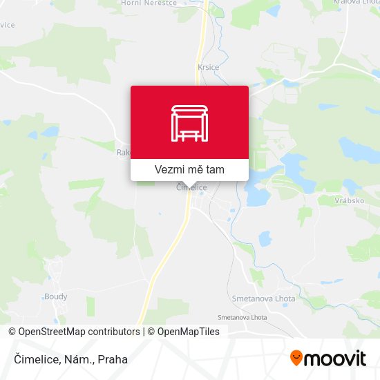 Čimelice, Nám. mapa