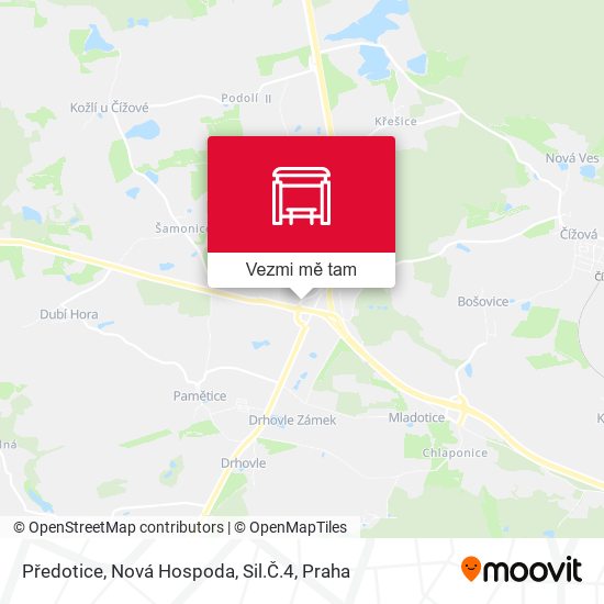 Předotice, Nová Hospoda, Sil.Č.4 mapa