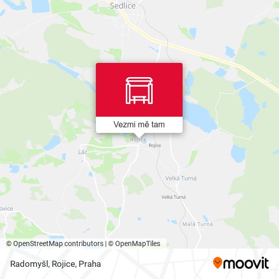 Radomyšl, Rojice mapa