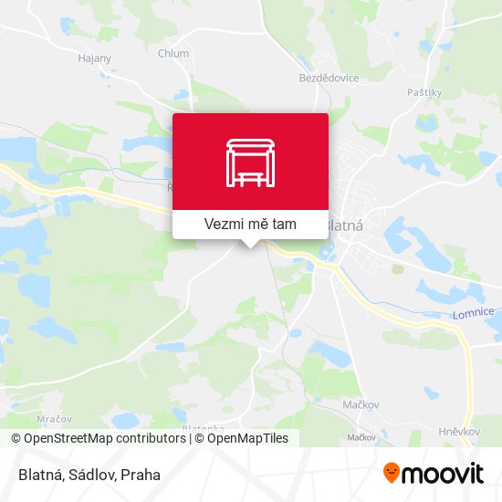 Blatná, Sádlov mapa