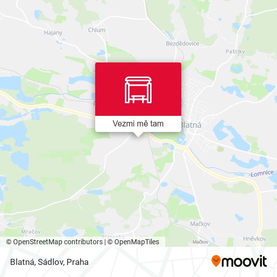 Blatná, Sádlov mapa