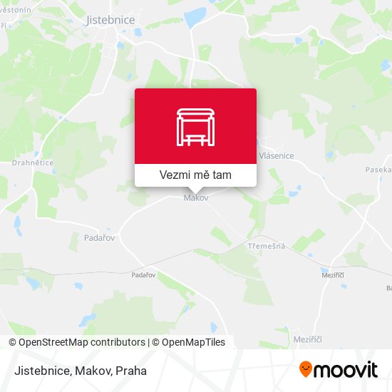 Jistebnice, Makov mapa