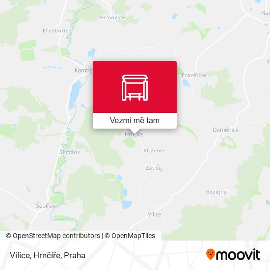 Vilice, Hrnčíře mapa
