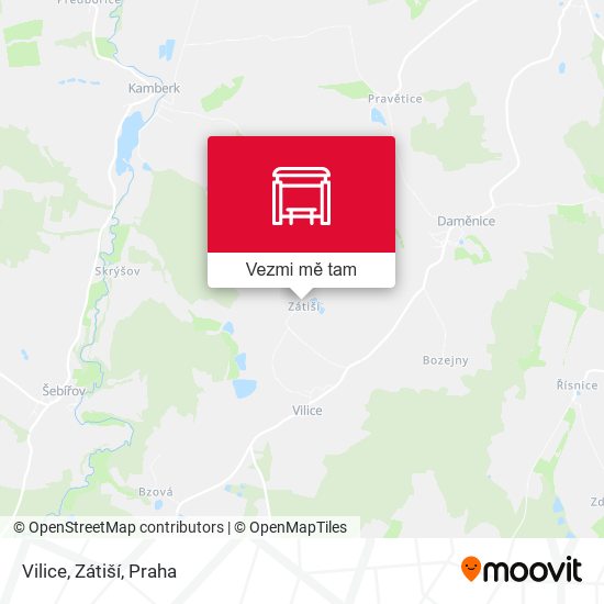 Vilice, Zátiší mapa