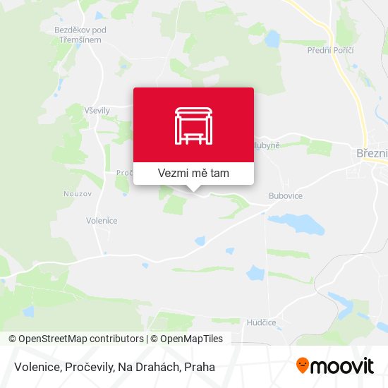 Volenice, Pročevily, Na Drahách mapa