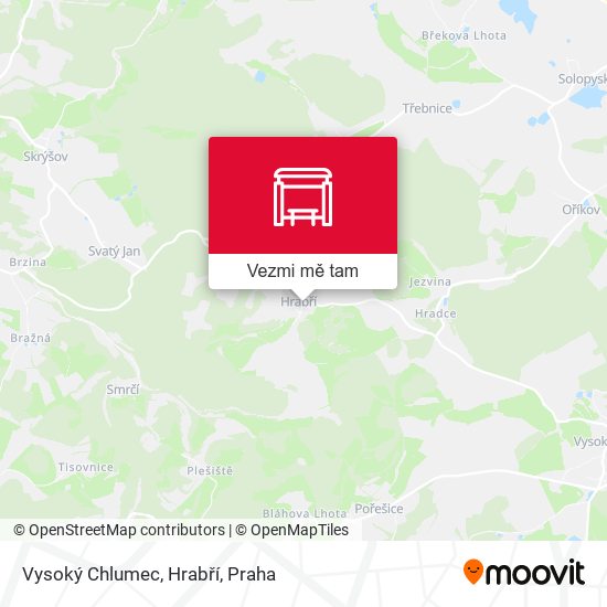 Vysoký Chlumec, Hrabří mapa