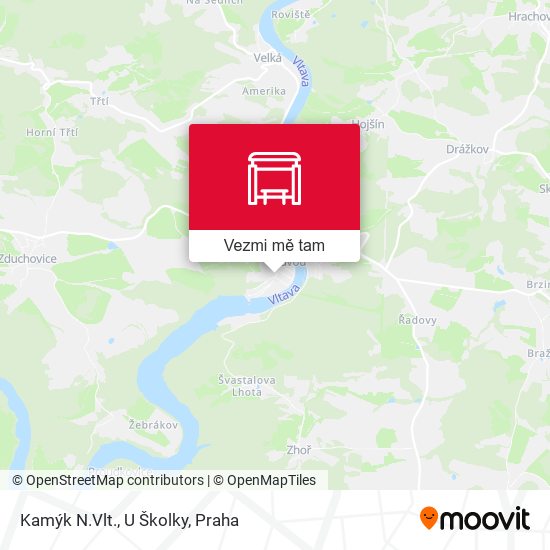 Kamýk N.Vlt., U Školky mapa