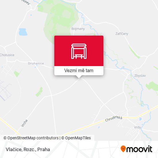 Vlačice, Rozc. mapa