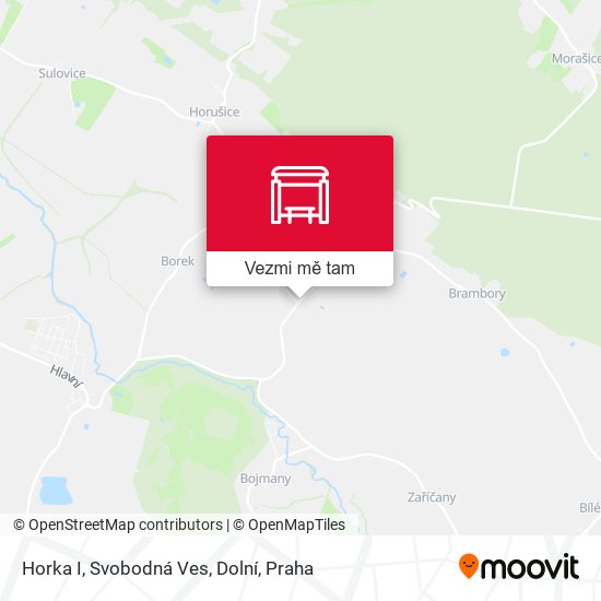 Horka I, Svobodná Ves, Dolní mapa