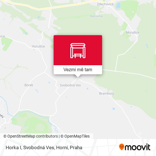 Horka I, Svobodná Ves, Horní mapa