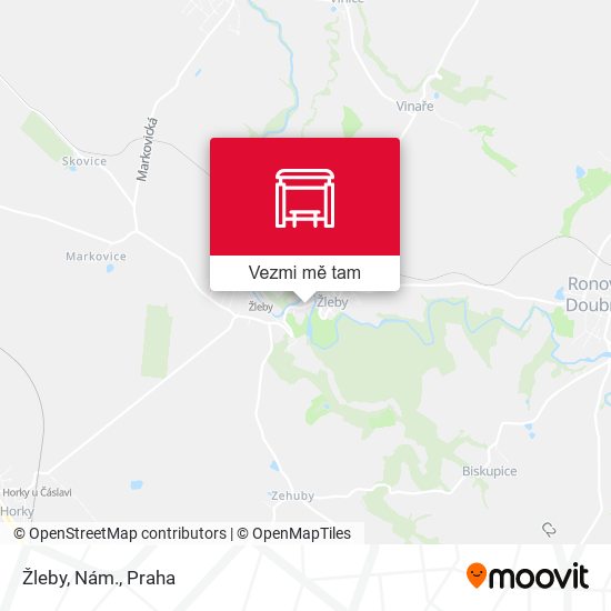 Žleby, Nám. mapa