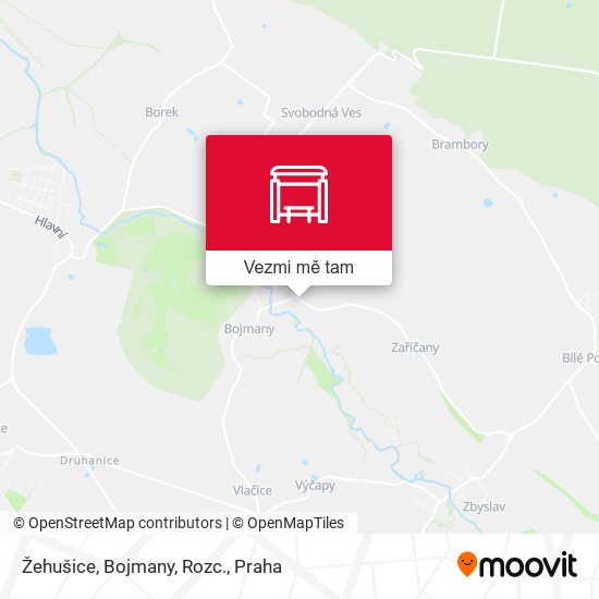 Žehušice, Bojmany, Rozc. mapa