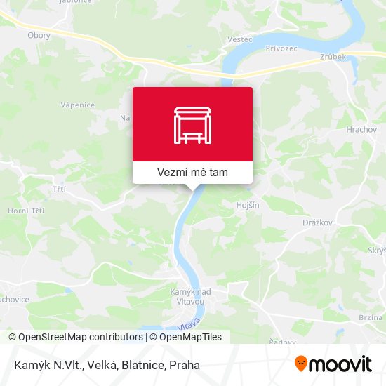Kamýk N.Vlt., Velká, Blatnice mapa