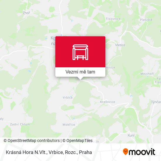 Krásná Hora N.Vlt., Vrbice, Rozc. mapa