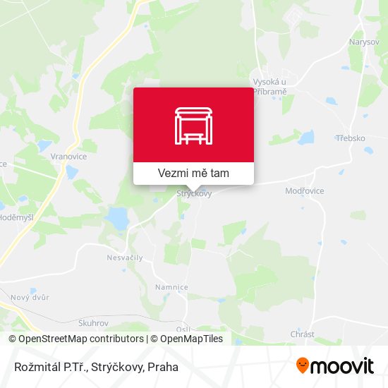 Rožmitál P.Tř., Strýčkovy mapa