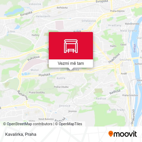 Kavalírka mapa