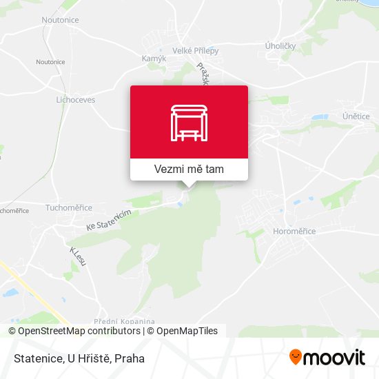 Statenice, U Hřiště mapa